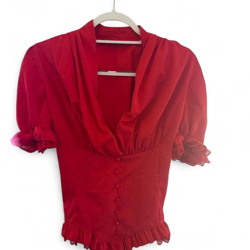 Shein Women's Red Corset